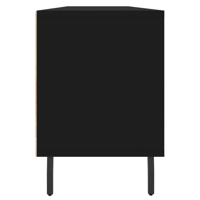 Mobile Porta TV Nero 150x30x44,5 cm in Legno Multistrato 831293