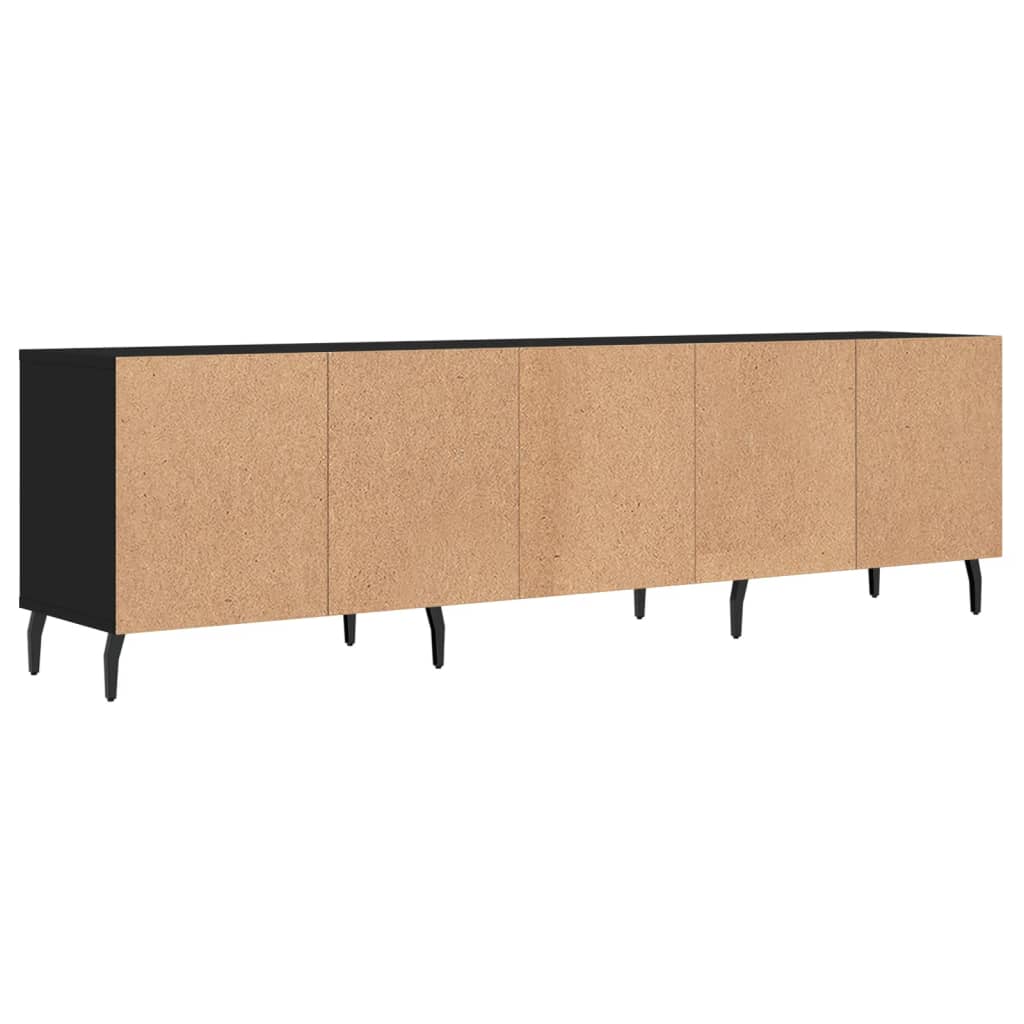 Mobile Porta TV Nero 150x30x44,5 cm in Legno Multistrato 831293