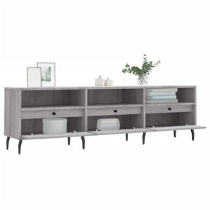 Mobile Porta TV Grigio Sonoma 150x30x44,5 cm Legno Multistrato 831298