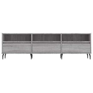 Mobile Porta TV Grigio Sonoma 150x30x44,5 cm Legno Multistrato 831298