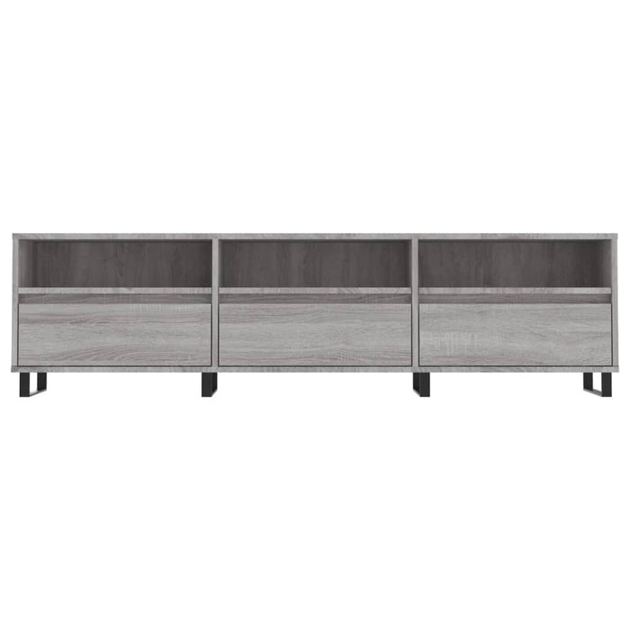 Mobile Porta TV Grigio Sonoma 150x30x44,5 cm Legno Multistrato 831306