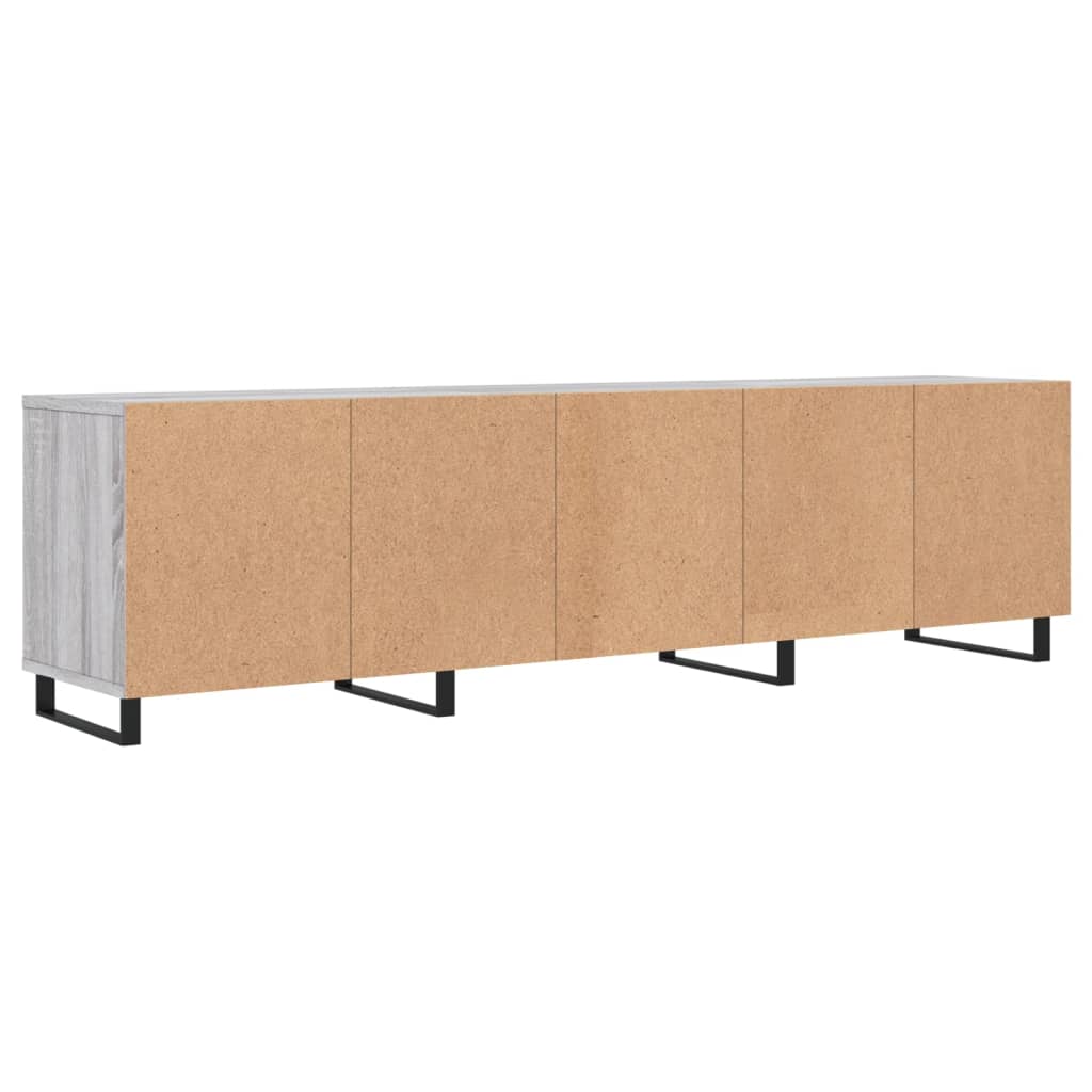 Mobile Porta TV Grigio Sonoma 150x30x44,5 cm Legno Multistrato 831306