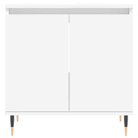 Mobile da Bagno Bianco 58x33x60 cm in Legno Multistrato 831572