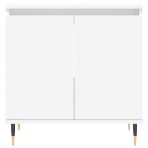 Mobile da Bagno Bianco 58x33x60 cm in Legno Multistrato 831572