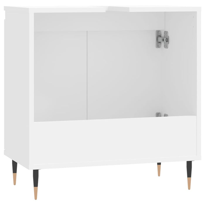 Mobile da Bagno Bianco 58x33x60 cm in Legno Multistrato 831572