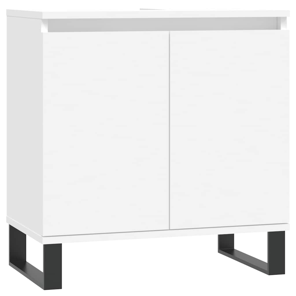 Mobile da Bagno Bianco 58x33x60 cm in Legno Multistrato 831588