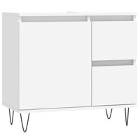 Armadietto da Bagno Bianco 65x33x60 cm in Legno Multistratocod mxl 128186