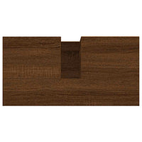 Armadietto Bagno Rovere Marrone 65x33x60cm in Legno Multistrato 831619