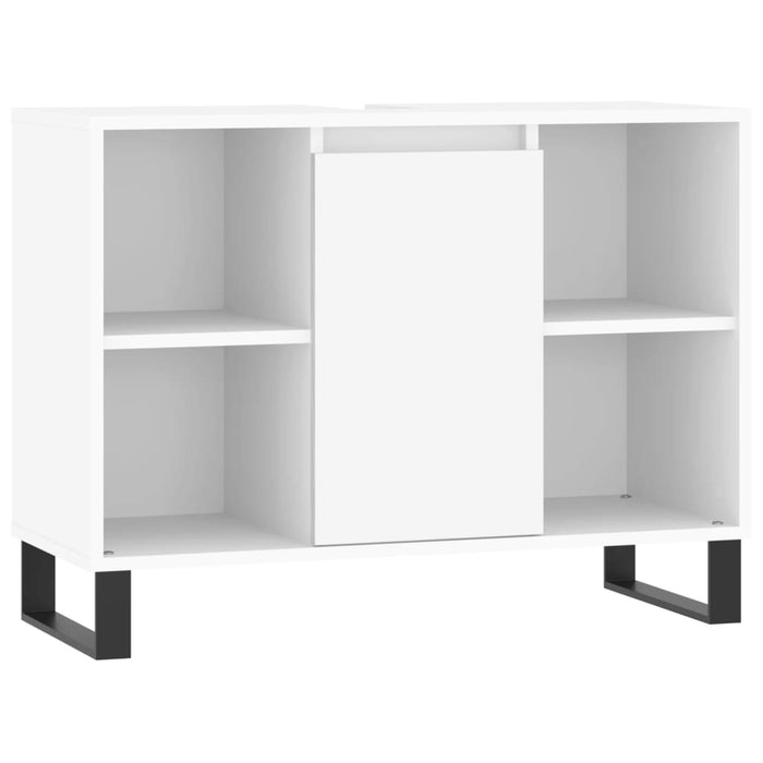 Mobile da Bagno Bianco 80x33x60 cm in Legno Multistratocod mxl 105992