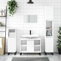 Mobile da Bagno Bianco 80x33x60 cm in Legno Multistratocod mxl 105992