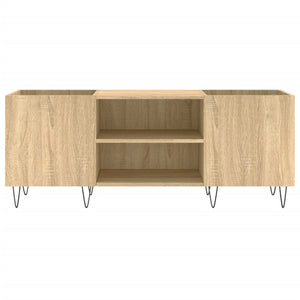 Mobile Porta Dischi Rovere Sonoma 121x38x48cm Legno Multistrato 831679