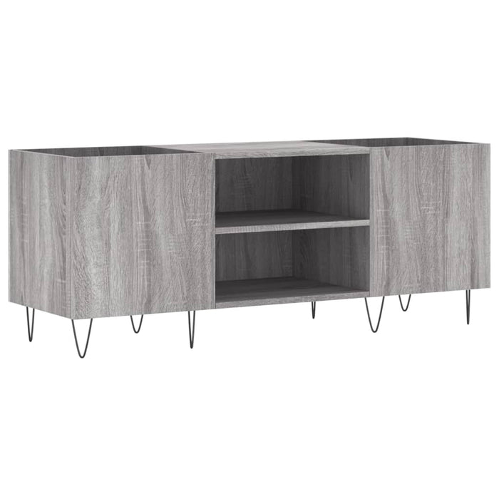 Mobile Porta Dischi Grigio Sonoma 121x38x48cm Legno Multistratocod mxl 80993