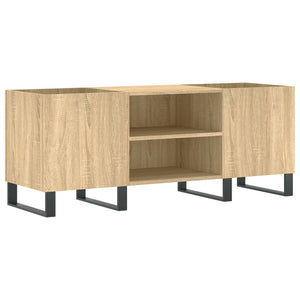 Mobile Porta Dischi Rovere Sonoma 121x38x48cm Legno Multistrato 831687