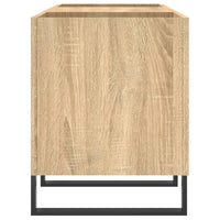 Mobile Porta Dischi Rovere Sonoma 121x38x48cm Legno Multistrato 831687