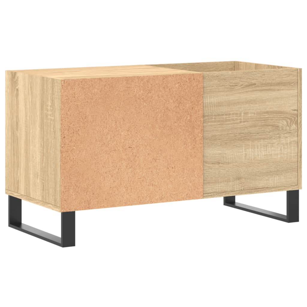 Mobile Porta Dischi Rovere Sonoma 85x38x48 cm Legno Multistrato 831711