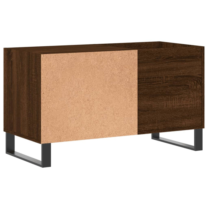 Mobile Porta Dischi Rovere Marrone 85x38x48cm Legno Multistrato 831715