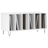 Mobile Porta Dischi Bianco Lucido 100x38x48cm Legno Multistratocod mxl 104244