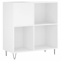 Mobile Porta Dischi Bianco 84,5x38x89 cm in Legno Multistratocod mxl 79599