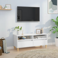 Mobile Porta TV Bianco 100x34,5x44,5 cm in Legno Multistratocod mxl 121244