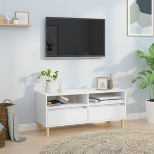 Mobile Porta TV Bianco 100x34,5x44,5 cm in Legno Multistratocod mxl 121244