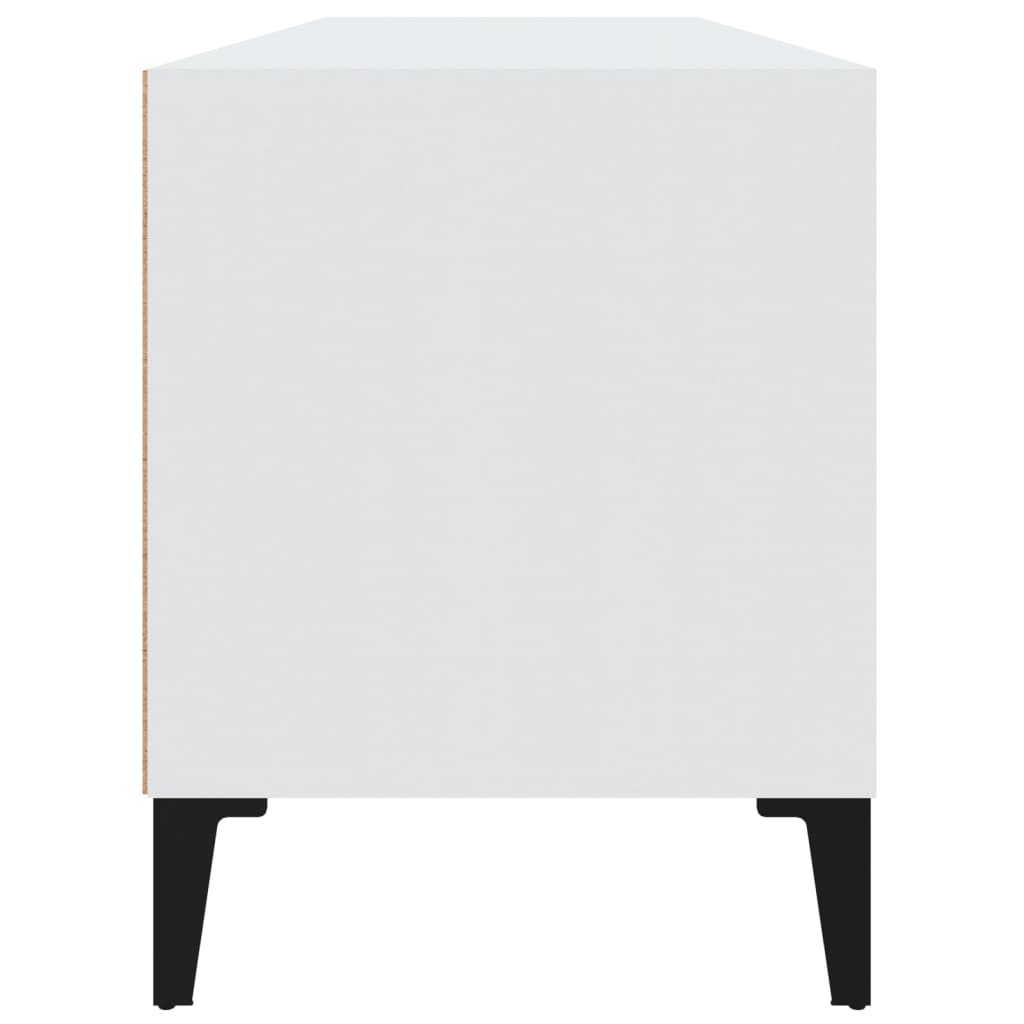 Mobile Porta TV Bianco 100x34,5x44,5 cm in Legno Multistrato 831901