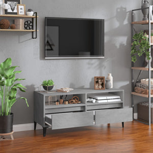 Mobile per TV Grigio Cemento 100x34,5x44,5 cm Legno Multistratocod mxl 103323