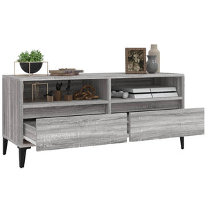 Mobile Porta TV Grigio Sonoma 100x34,5x44,5cm Legno Multistrato 831907