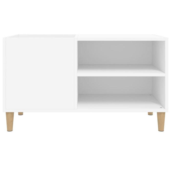 Mobile Porta Dischi Bianco 84,5x38x48 cm in Legno Multistrato 831941