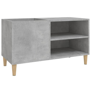 Mobile Porta Dischi Grigio Cemento 84,5x38x48 Legno Multistrato 831945