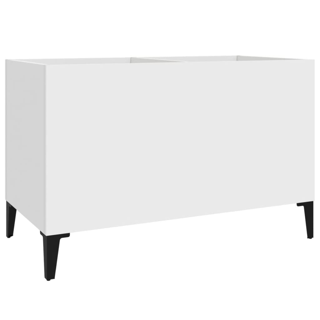 Mobile Porta Dischi Bianco 74,5x38x48 cm in Legno Multistratocod mxl 73473