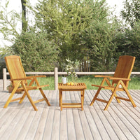 Set Salotto da Giardino 3 pz in Legno Massello di Teak cod mxl 100680