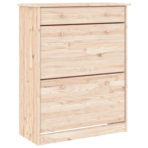 Scarpiera ALTA 77x35x96 cm in Legno Massello di Pinocod mxl 129262