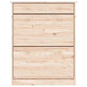 Scarpiera ALTA 77x35x96 cm in Legno Massello di Pino 353923