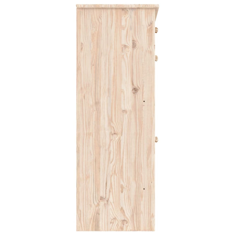 Scarpiera ALTA 77x35x96 cm in Legno Massello di Pino 353923