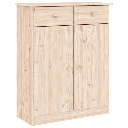 Scarpiera ALTA 77x35x96 cm in Legno Massello di Pinocod mxl 81293