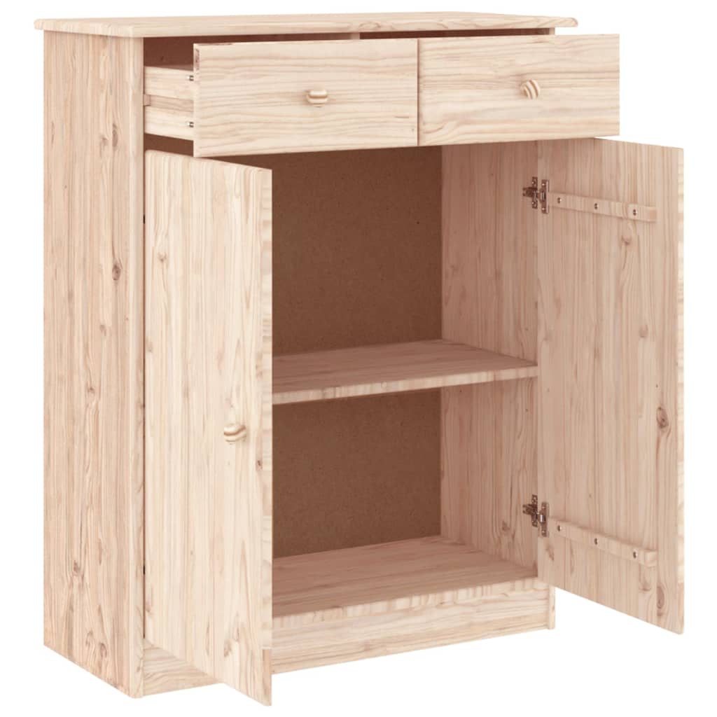 Scarpiera ALTA 77x35x96 cm in Legno Massello di Pinocod mxl 81293