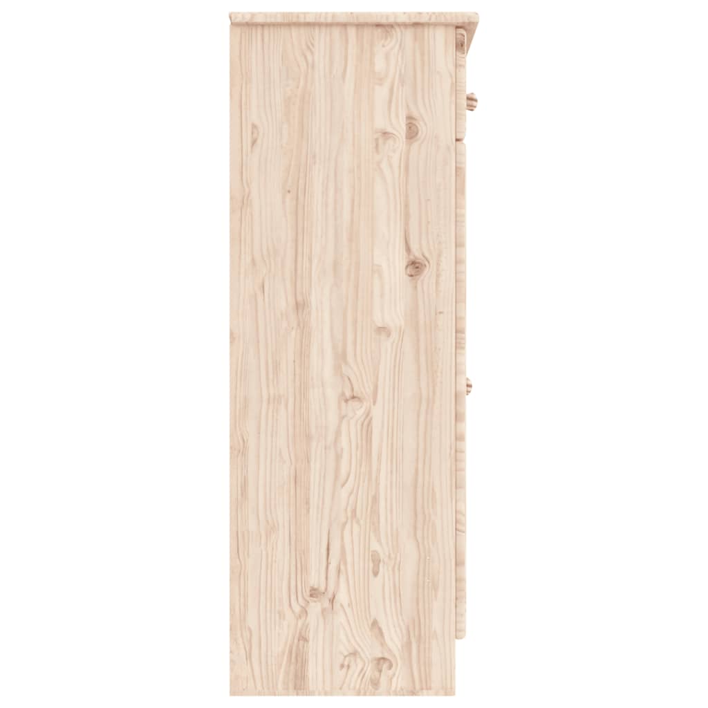 Scarpiera ALTA 77x35x96 cm in Legno Massello di Pino 353925