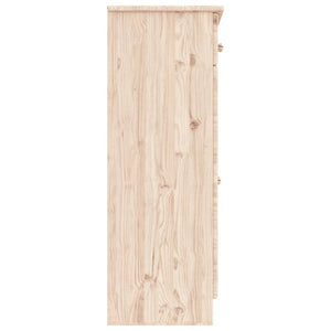 Scarpiera ALTA 77x35x96 cm in Legno Massello di Pino 353925