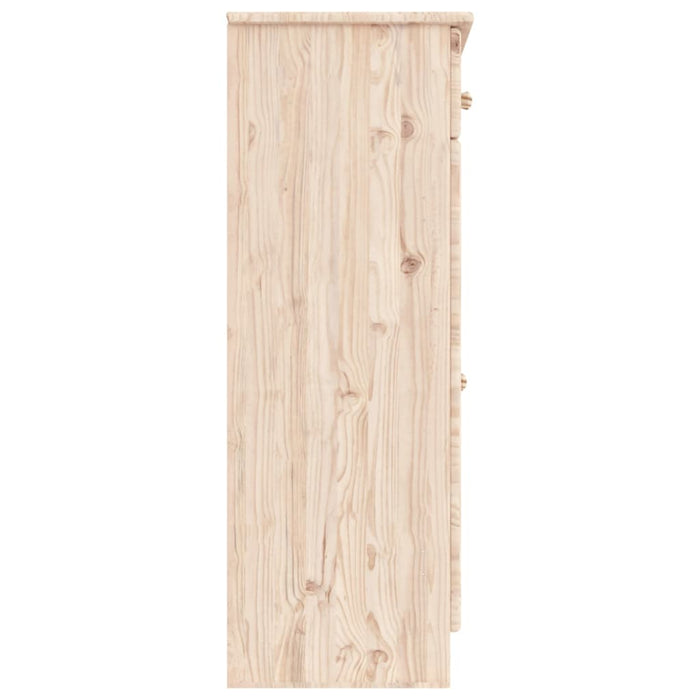 Scarpiera ALTA 77x35x96 cm in Legno Massello di Pino 353925