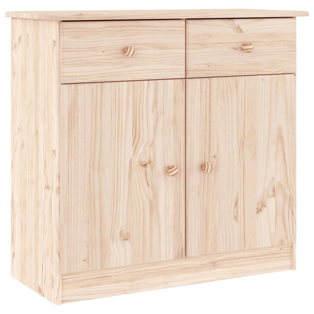 Credenza ALTA 77x35x73 cm in Legno Massello di Pino 353941