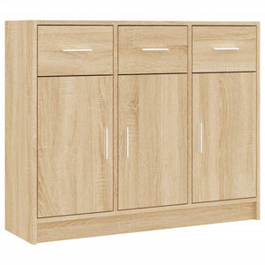 Credenza Rovere Sonoma 91x28x75 cm in Legno Multistrato 823011