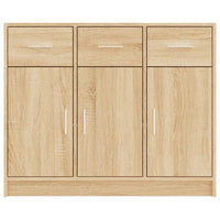 Credenza Rovere Sonoma 91x28x75 cm in Legno Multistrato 823011