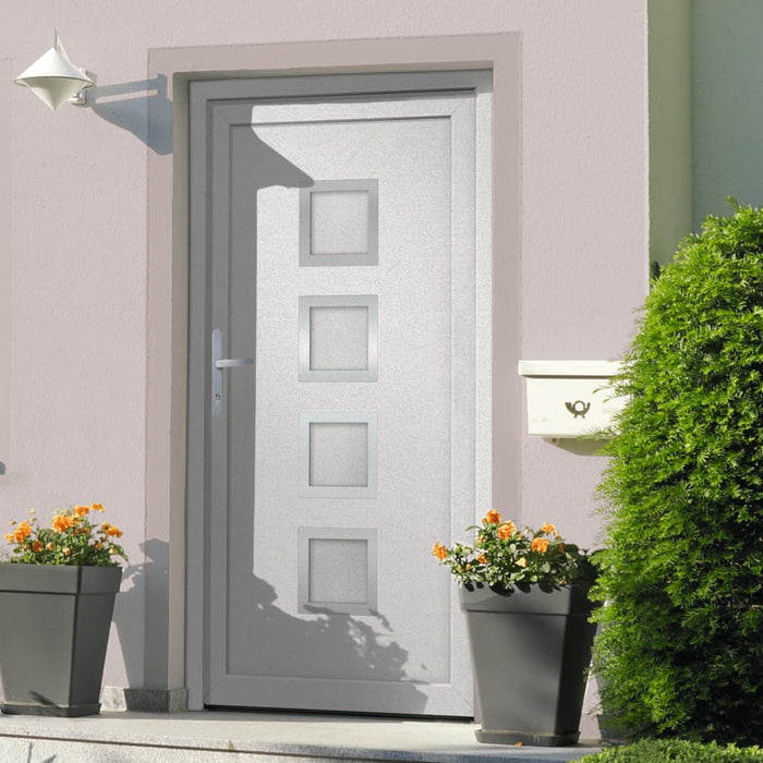 Porta Ingresso Bianca 88x200 cm in PVC 3187837