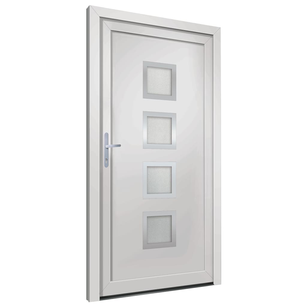 Porta Ingresso Bianca 98x200 cm in PVC 3187839