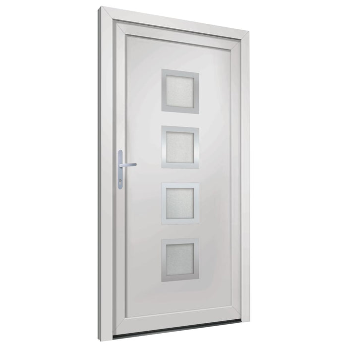 Porta Ingresso Bianca 98x200 cm in PVC 3187839