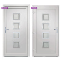 Porta Ingresso Bianca 98x208 cm in PVC 3187840