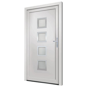 Porta Ingresso Bianca 98x190 cm in PVC 3187844