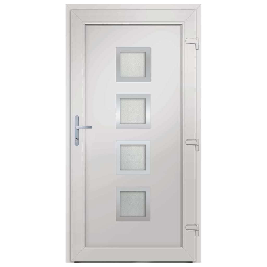 Porta Ingresso Bianca 98x190 cm in PVC 3187844