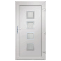 Porta Ingresso Bianca 98x190 cm in PVC 3187844