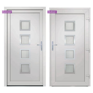 Porta Ingresso Bianca 98x190 cm in PVC 3187844